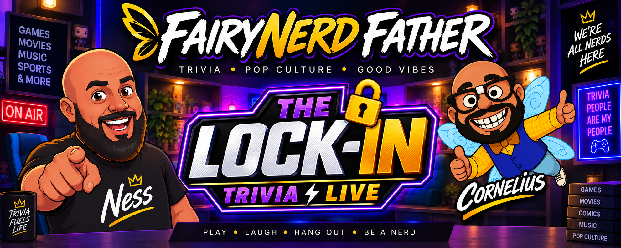 Fairy Nerd Father - The Lock-In Trivia Live